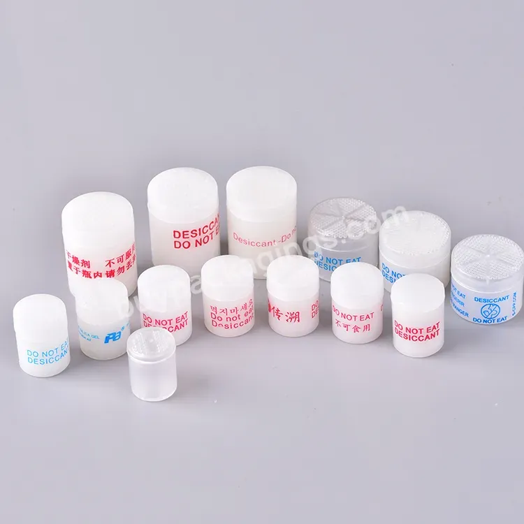 1g 2g 3g Pharma Tablets Moisture Resistance Column Silica Gel Canister Desiccant In Bottle