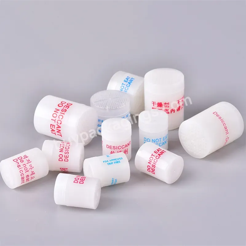 1g 2g 3g Silica Gel Desiccant Capsule Silica Gel In Bottle Silica Gel Canister Pharma Canister Desiccant