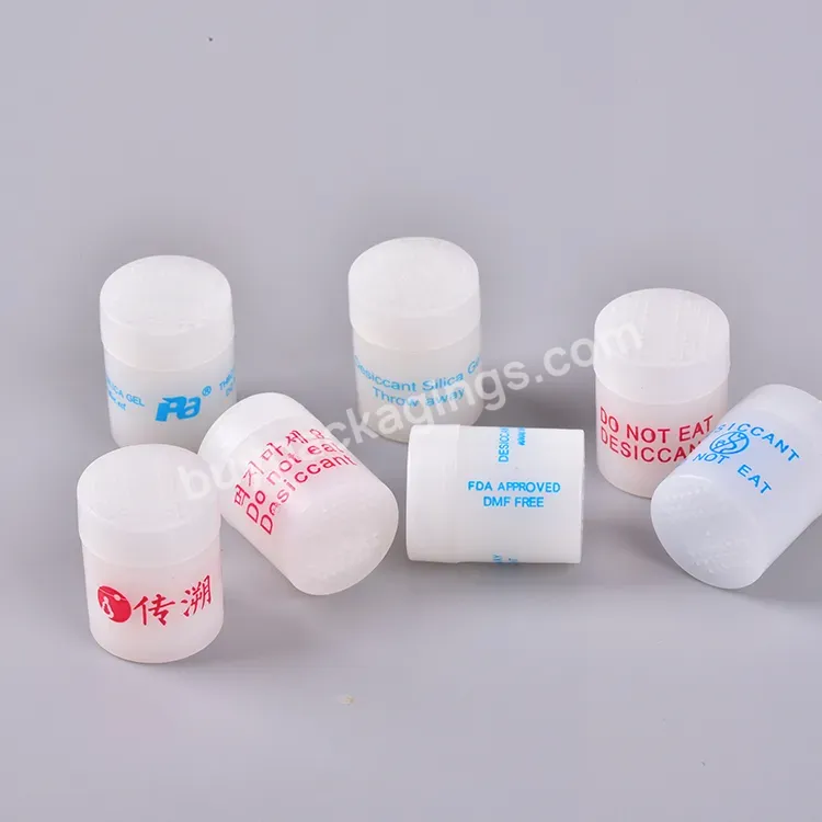 1g 2g 3g Silica Gel Desiccant Capsule Silica Gel In Bottle Silica Gel Canister Pharma Canister Desiccant