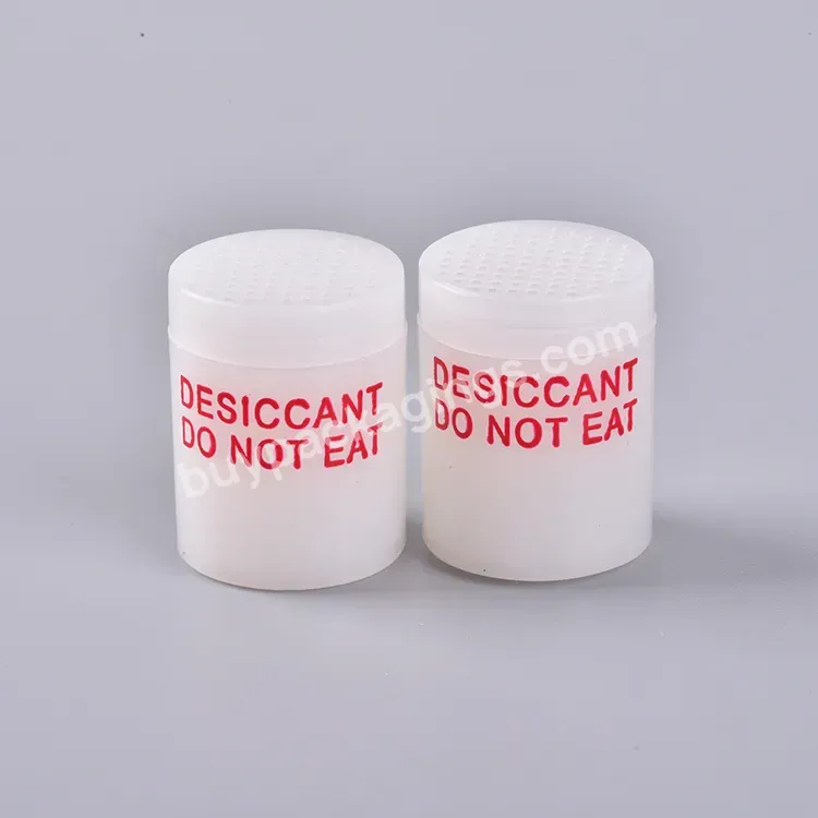 1g & 3g Canister Desiccant Plastic Bottle Packed Canister Silica Gel Cylinder For Pharmaceutical And Food Packaging