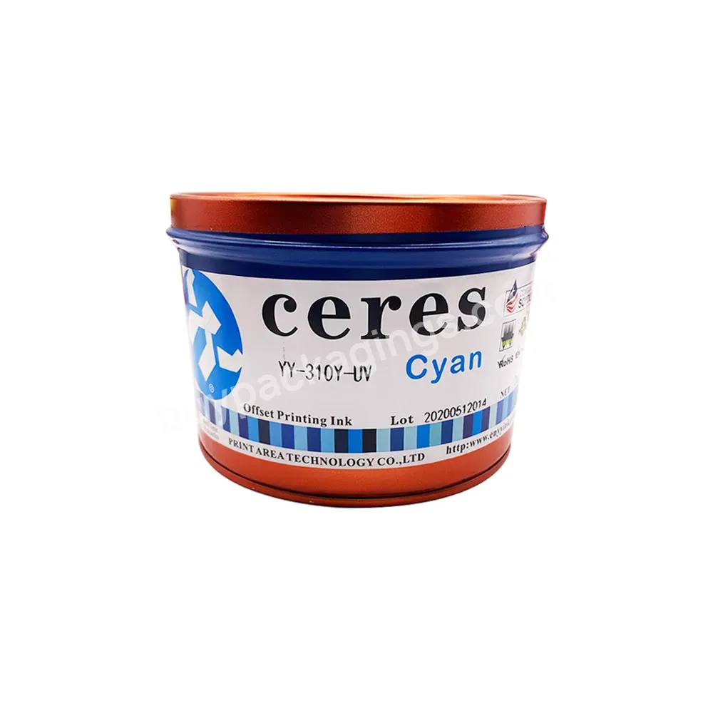 1kg Cyan High Quality Ceres Uv Offset Ink