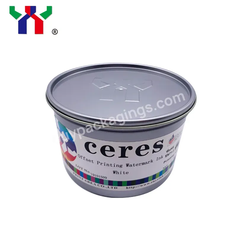 1kg/can,Offset Printing White Watermark Ink,White Color