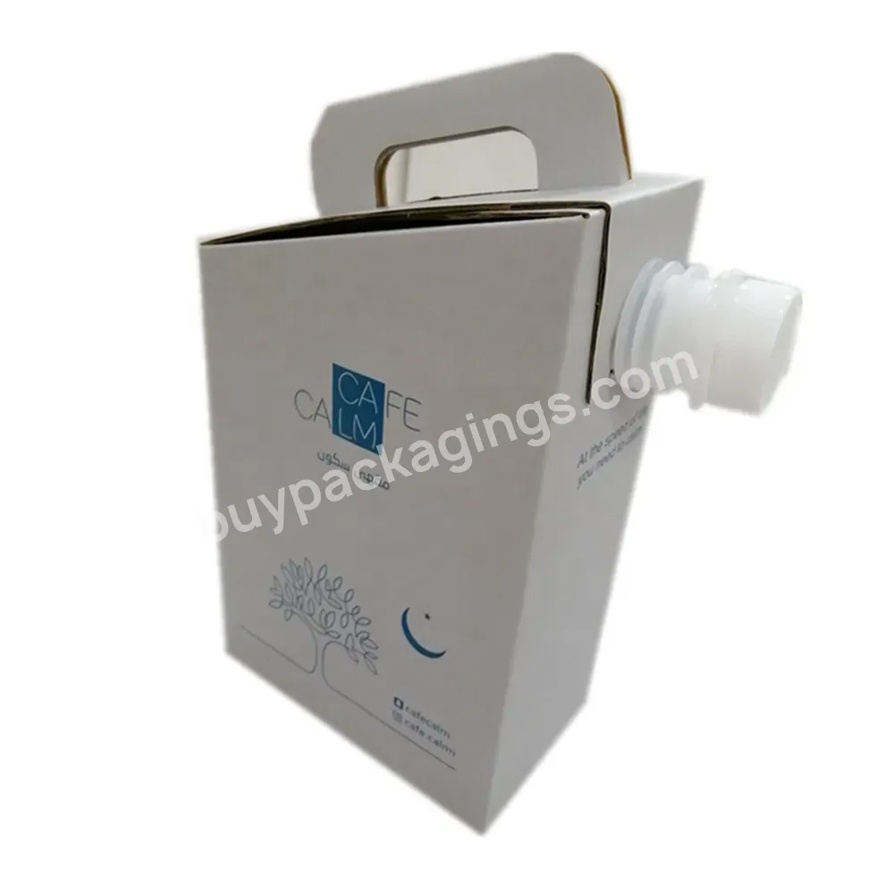 1l/2l/3l/4l/5l/96 Oz/128 Oz Disposable Coffee Bag In Box With Valve Coffee Box Dispenser