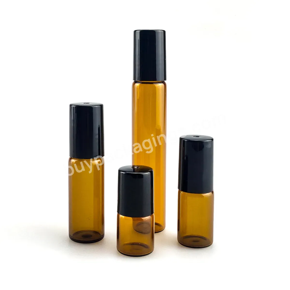 1ml 2ml 3ml 5ml 10ml Amber Glass Bottles For Perfume Essential Oils Cosmetic Jars Empty Roller Ball On Bottles