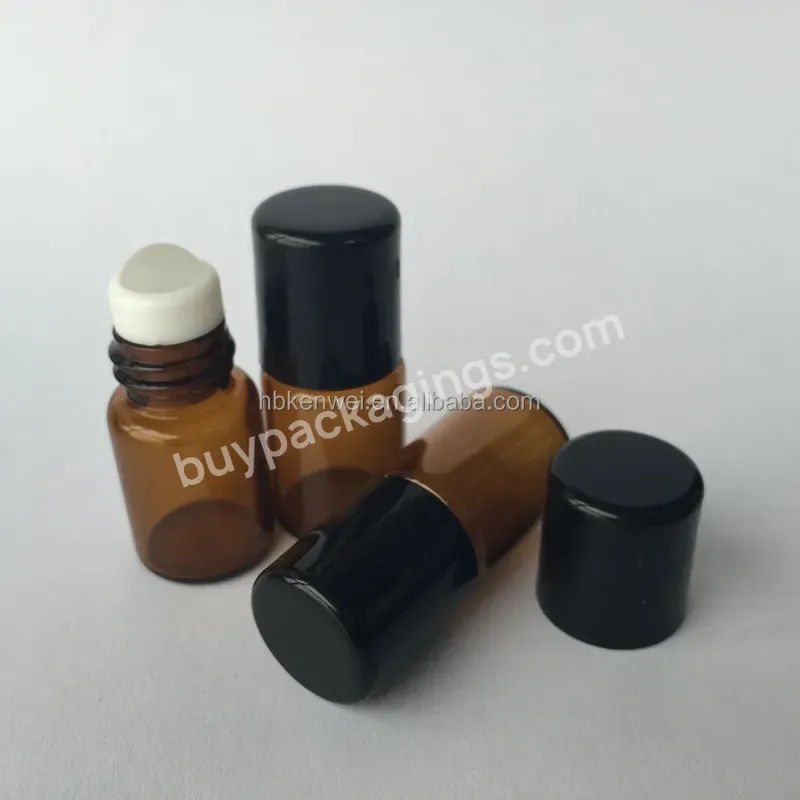 1ml 2ml 3ml 5ml 10ml Amber Glass Roll On Bottle