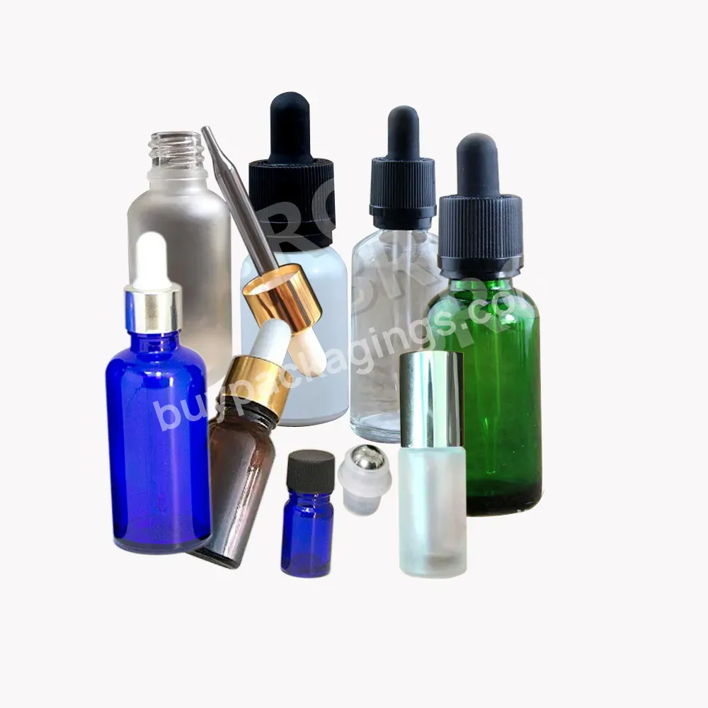 1ml 2ml 5ml 10ml 15ml Perfume Beard Oil Bottles 20ml 30ml 50ml 100ml Essential Oil Glass Dropper Bottle