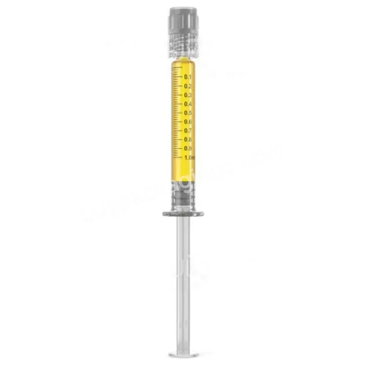 1ml Child Resistant & Luer Lock Long Glass Prefilled Applicator Syringes