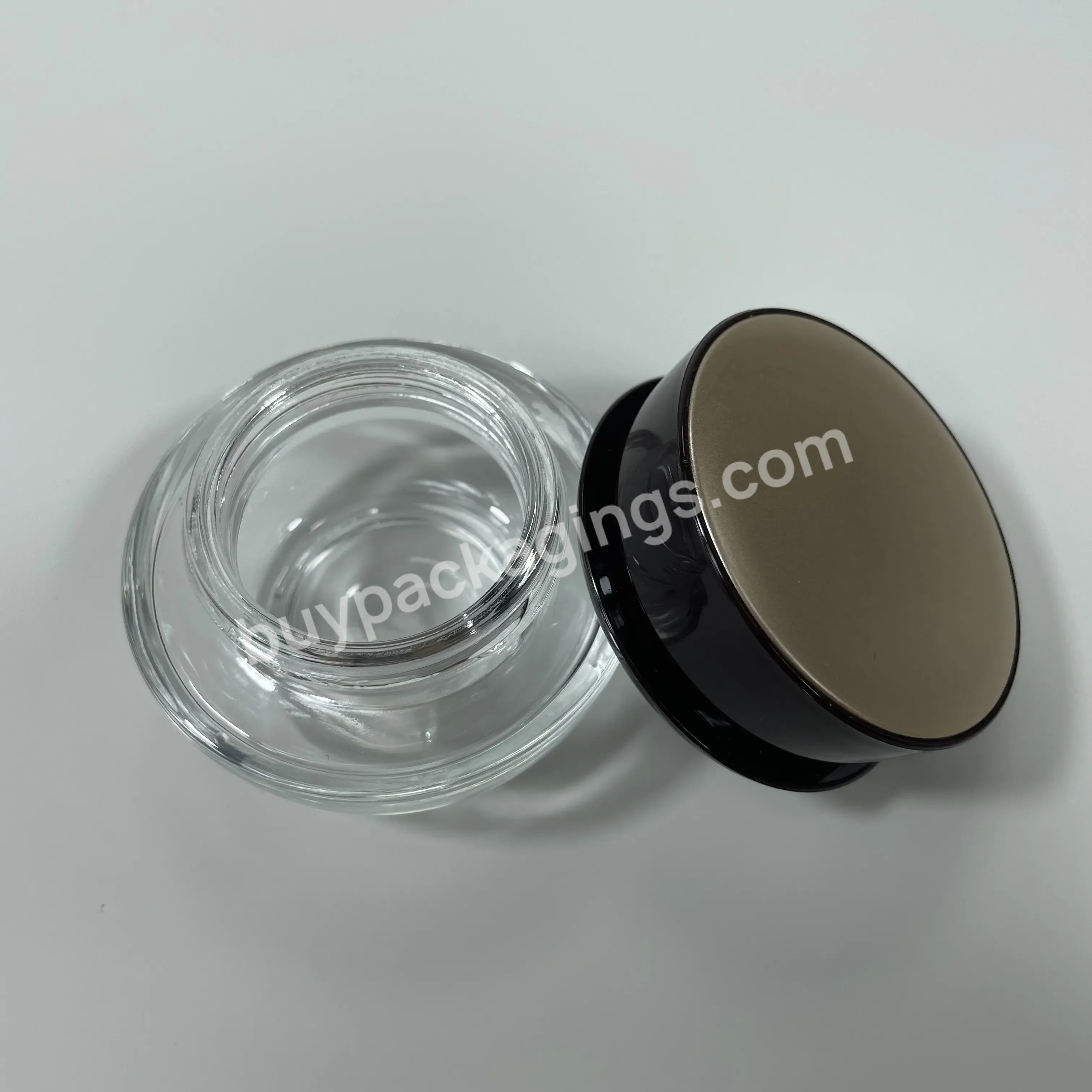 1oz 2oz 100ml 120ml Cosmetic Skin Care Face Body Cream Lotion Empty Glass Cream Jar