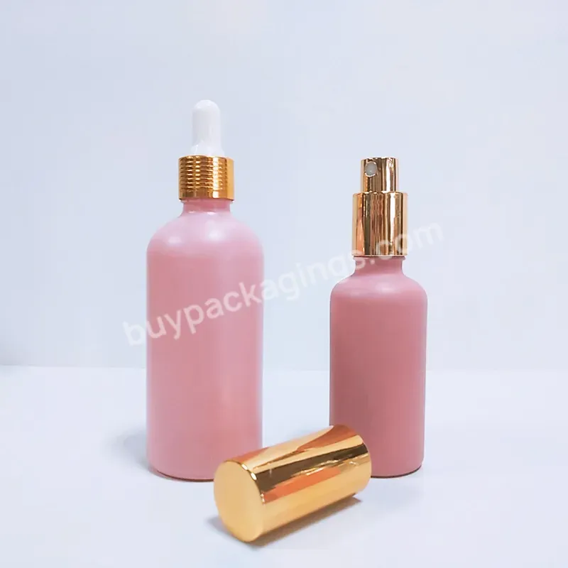 1oz 5ml 10ml 15ml 20ml 30ml 50ml 100ml 10 30 50 Ml 1 Oz Empty Face Serum Pink Essential Oil Dropper Glass Bottle With Dropper