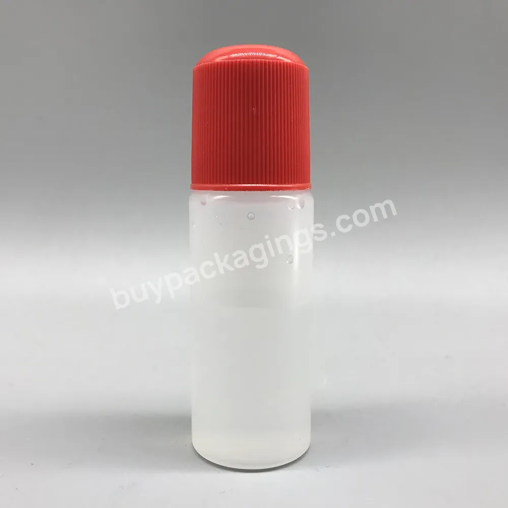 1oz Empty Clear Plastic Soft 30ml Squeezable Ldpe Sponge Applicator Bottle