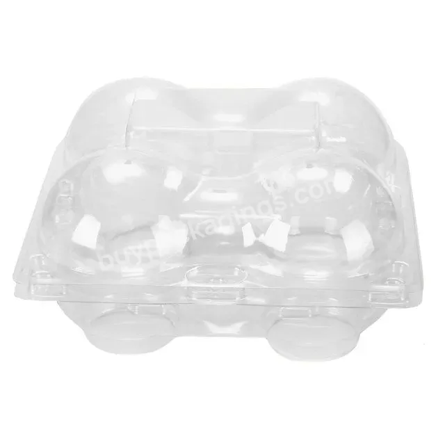 2 4 6 Cells Packaging Apple Containers Plastic Clear Apple Fruit Packaging Box Plastic Food Packaging Box For Fruit