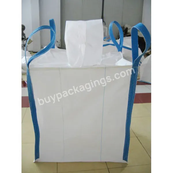 2 Layers Fibc Ton Stevedore Loop Ton Jumbo Big Bag With Laminated Coated Baffle Bulk