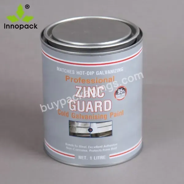 2 Liter Empty Metal Paint Glue Tin Blank Aluminum Cans