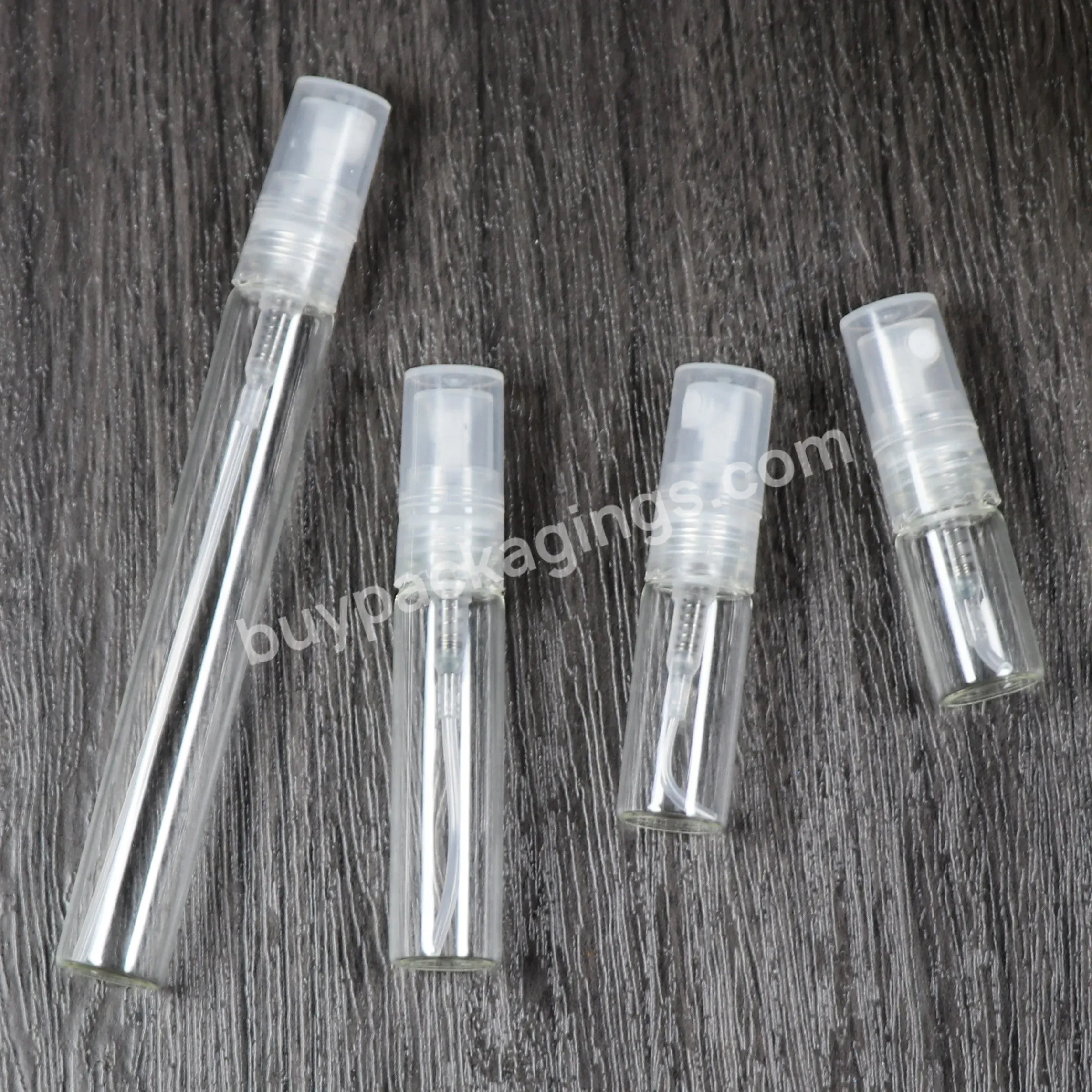 2 Ml 3 Ml 5 Ml 8ml 10 Ml Mini Empty Transparent Refillable Glass Perfume Sample Bottle Atomizer Spray Bottles For Perfume