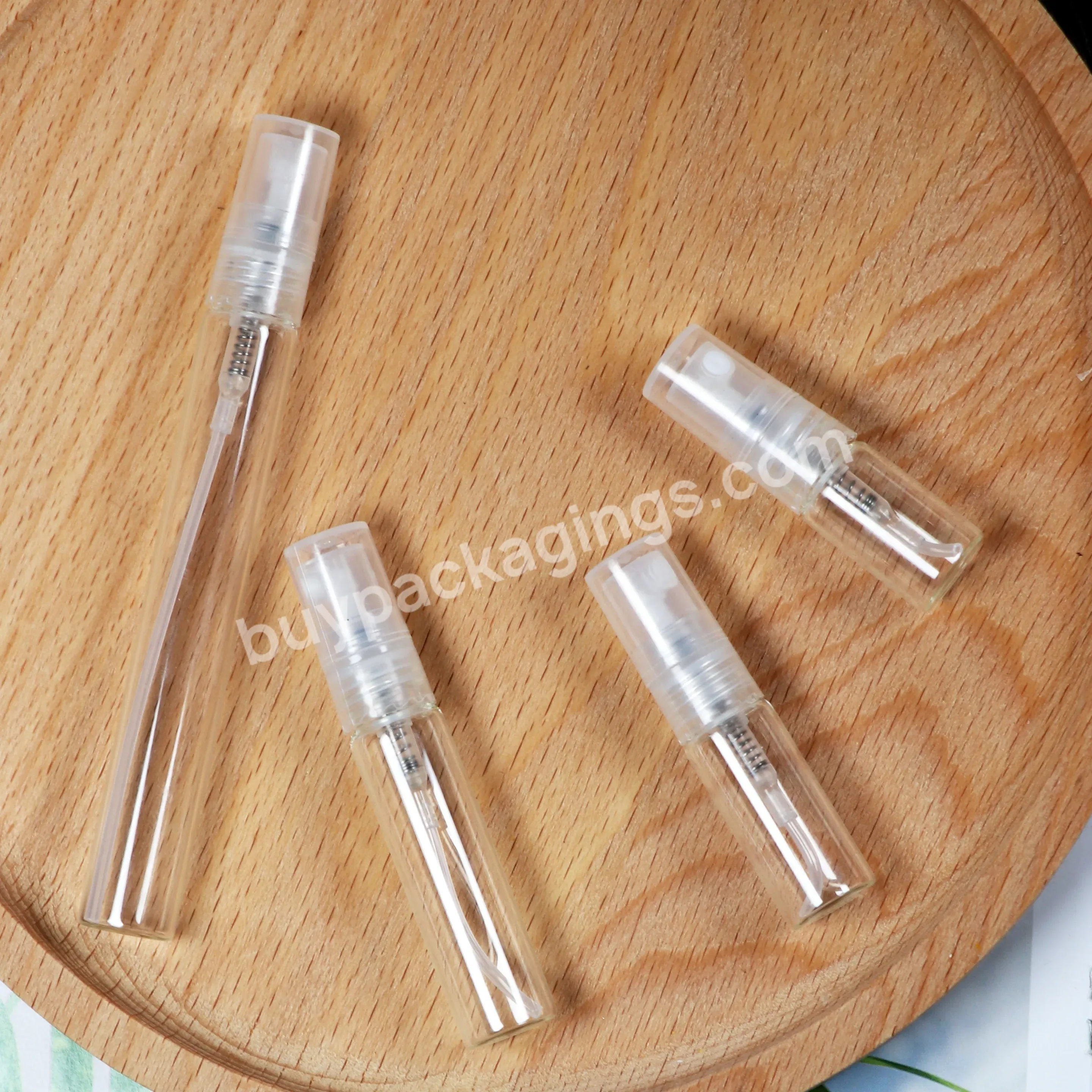 2 Ml 3 Ml 5 Ml 8ml 10 Ml Mini Empty Transparent Refillable Glass Perfume Sample Bottle Atomizer Spray Bottles For Perfume