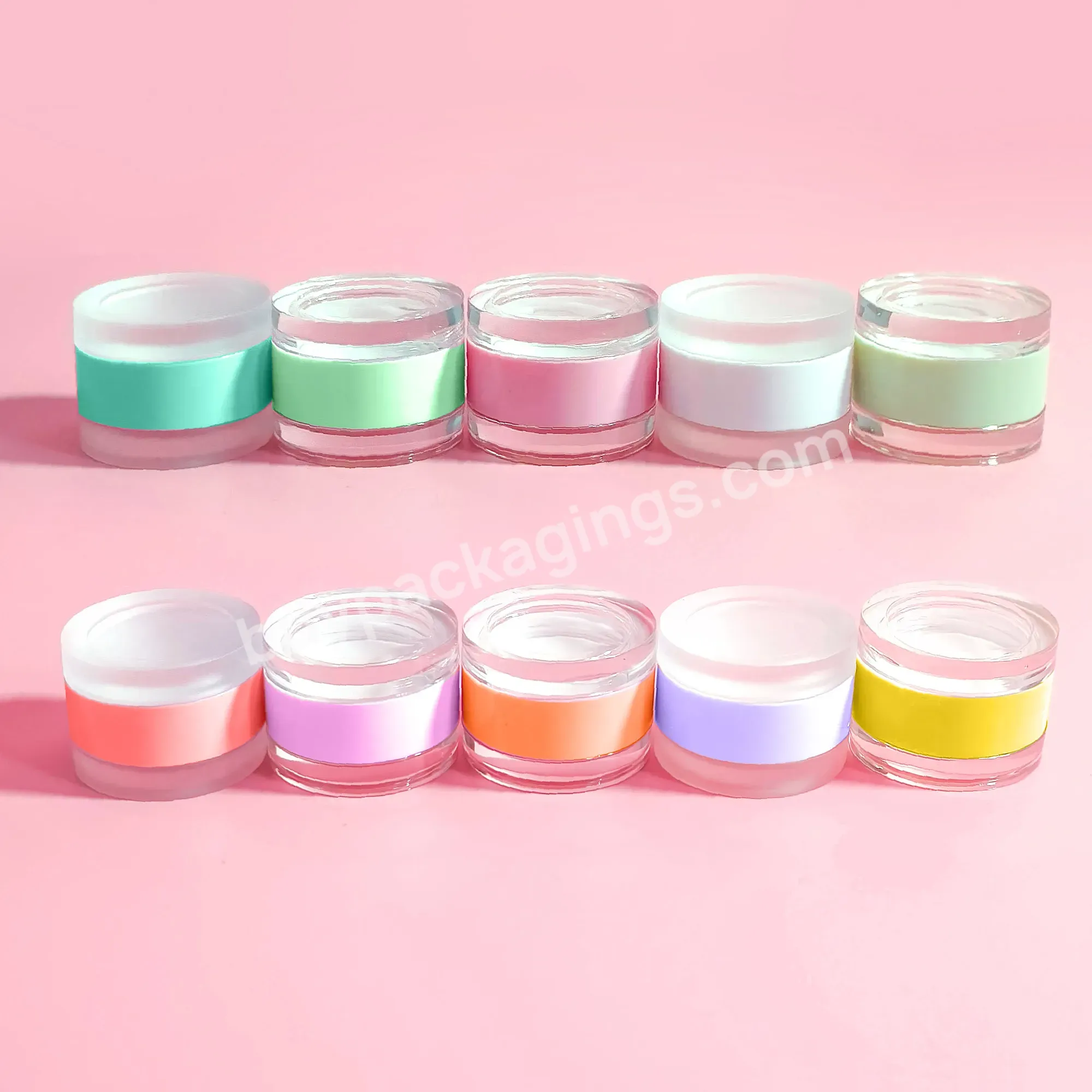 2 Side 2 Color Empty Plastic Lip Balm Tube Packaging Private Label Factory Price Pink Blusher Container 10g 10ml In Stock