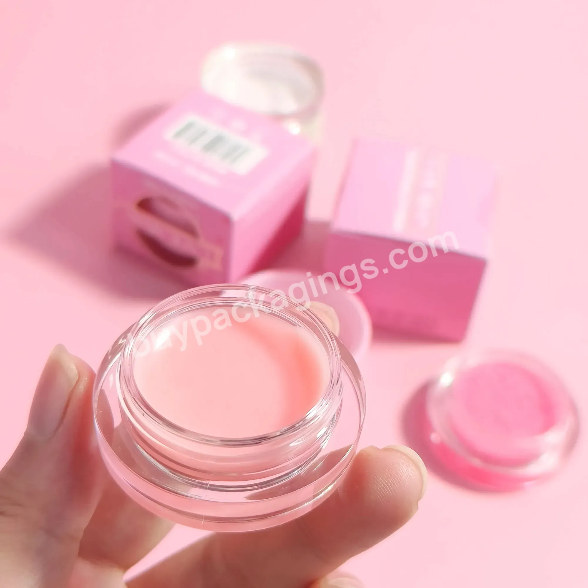 2 Side 2 Color Empty Plastic Lip Balm Tube Packaging Private Label Factory Price Pink Blusher Container 10g 10ml In Stock