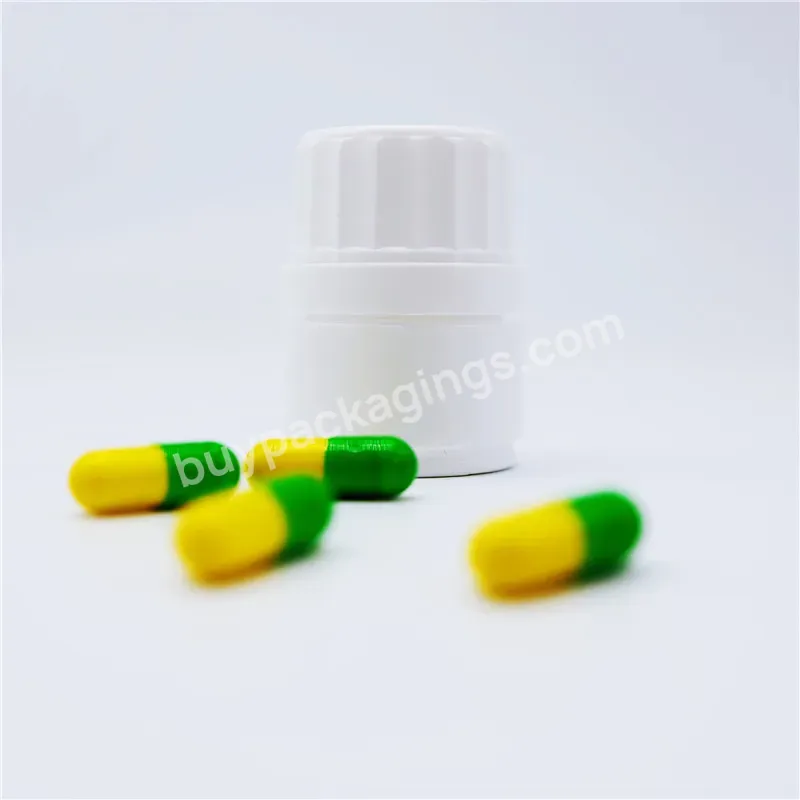 20-35ml White Pe Plastic Bottles Empty Medicine Bottles For Pill Tablets Capsules Packaging