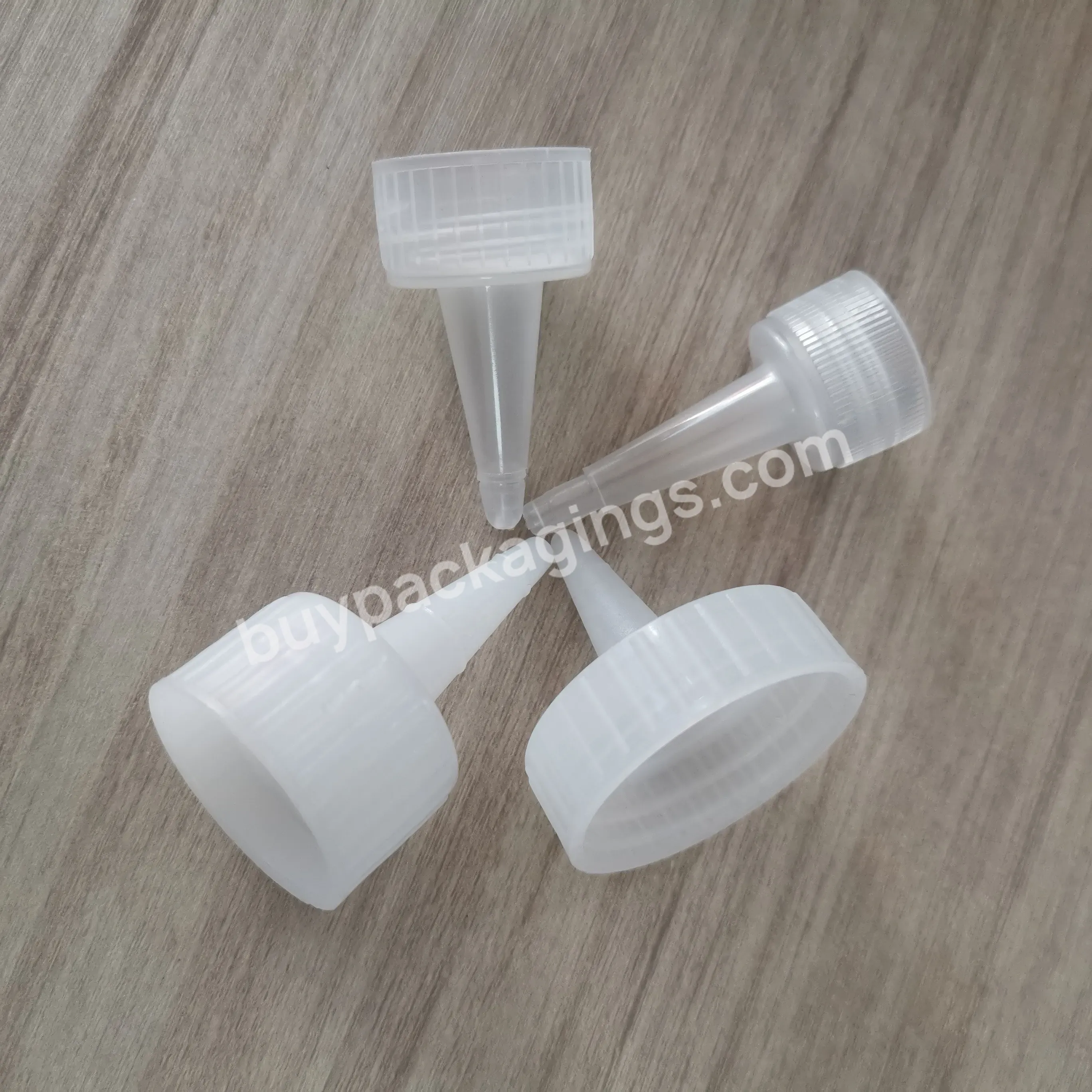 20-410 24-410 28-410 38-410 38 400 Sauce Glue Chemical Ink Bottles Packaging Yorker Cap Point Spout Cap