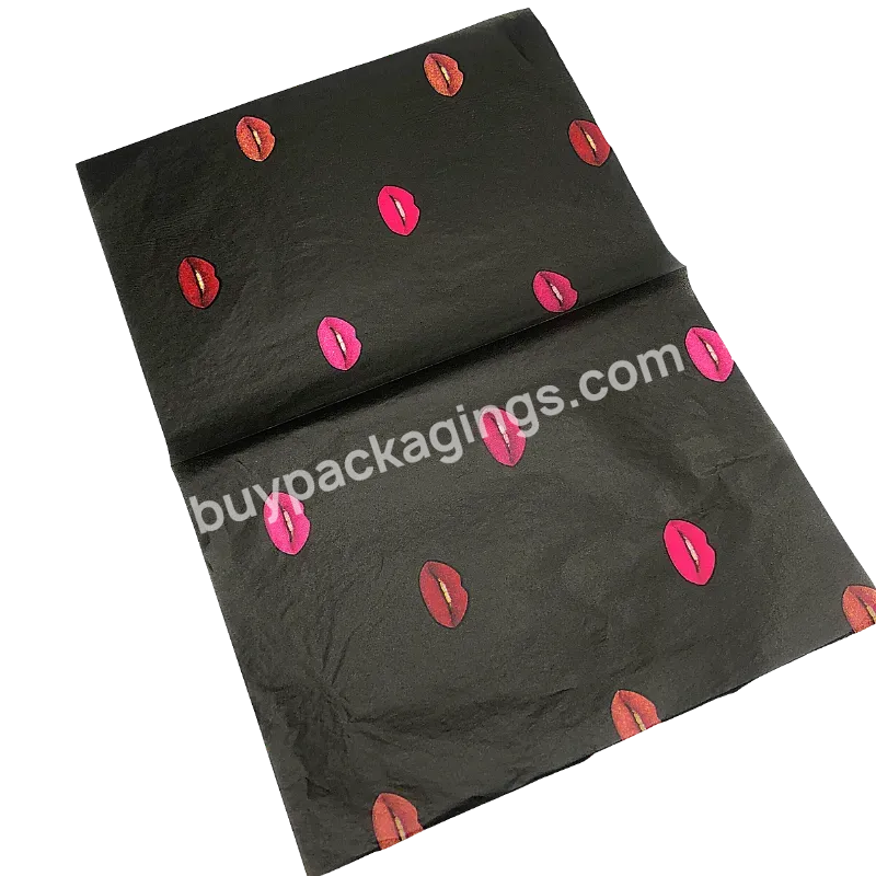 20 Gsm Tissue Coated Silk Customizable Custom Printed Roll Cloth Wrapping Paper