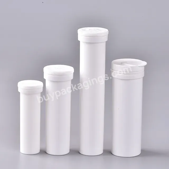 20 Or 10 Tablets Storage Effervescent Pill Tube Vitamin C Bottle With Spiral Cap Factory Price Made In Gmp Plant