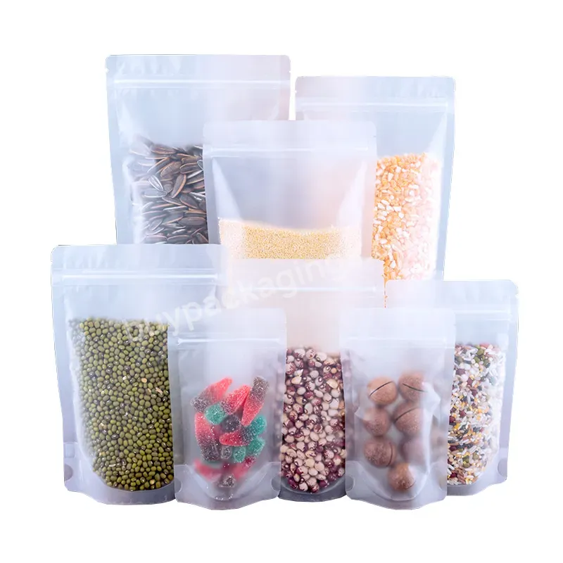 200 Microns Size 15 * 22 + 4 Plastic Bags With Logos Resealable Bag Food Zipper Pouches Vacuum Bags