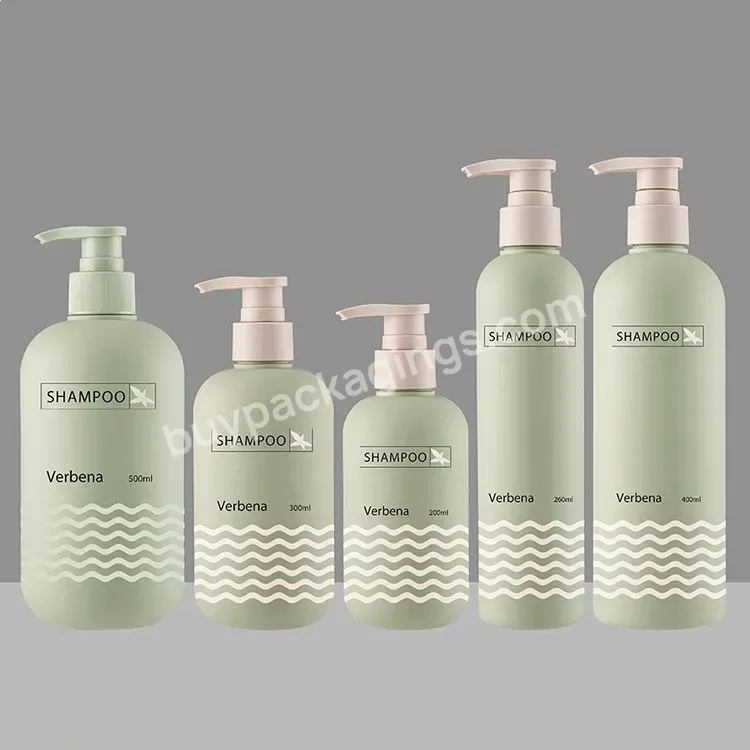 200/250/300/400/500ml Hot Sale Lotion Plastic Bottle Separate Shampoo Body Wash Bottle Empty Cosmetic Separate Bottling