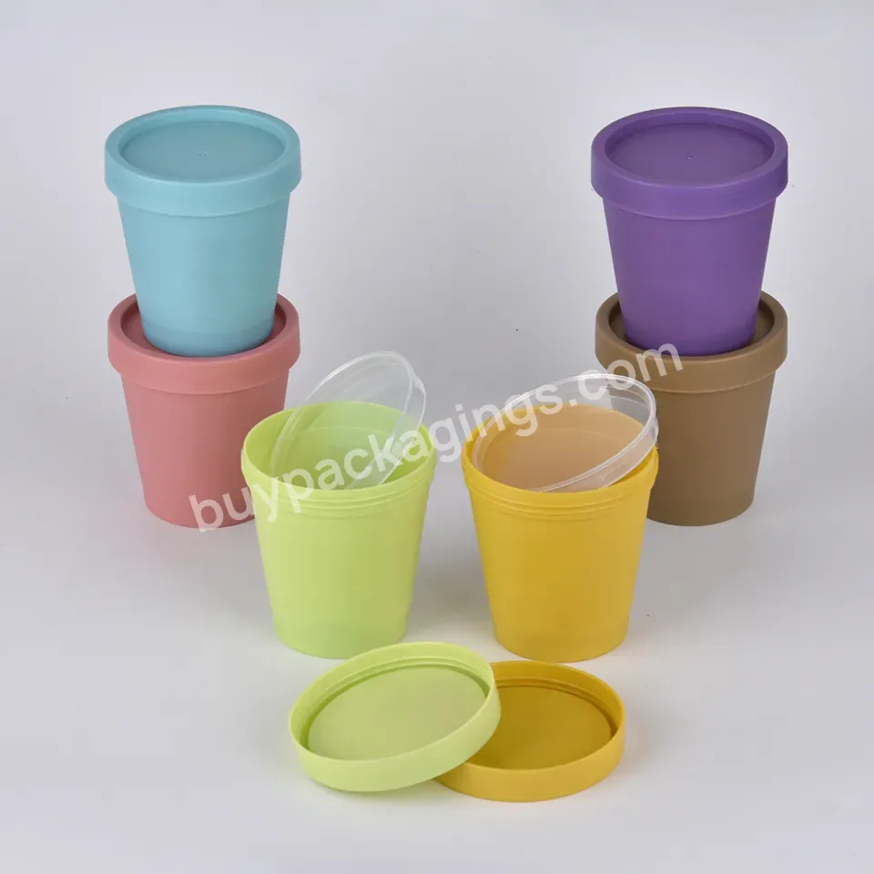 200ml 250ml Jar For Cream Amber White Pet Custom Skin Care Plastic Cosmetic Packaging Cream Jar