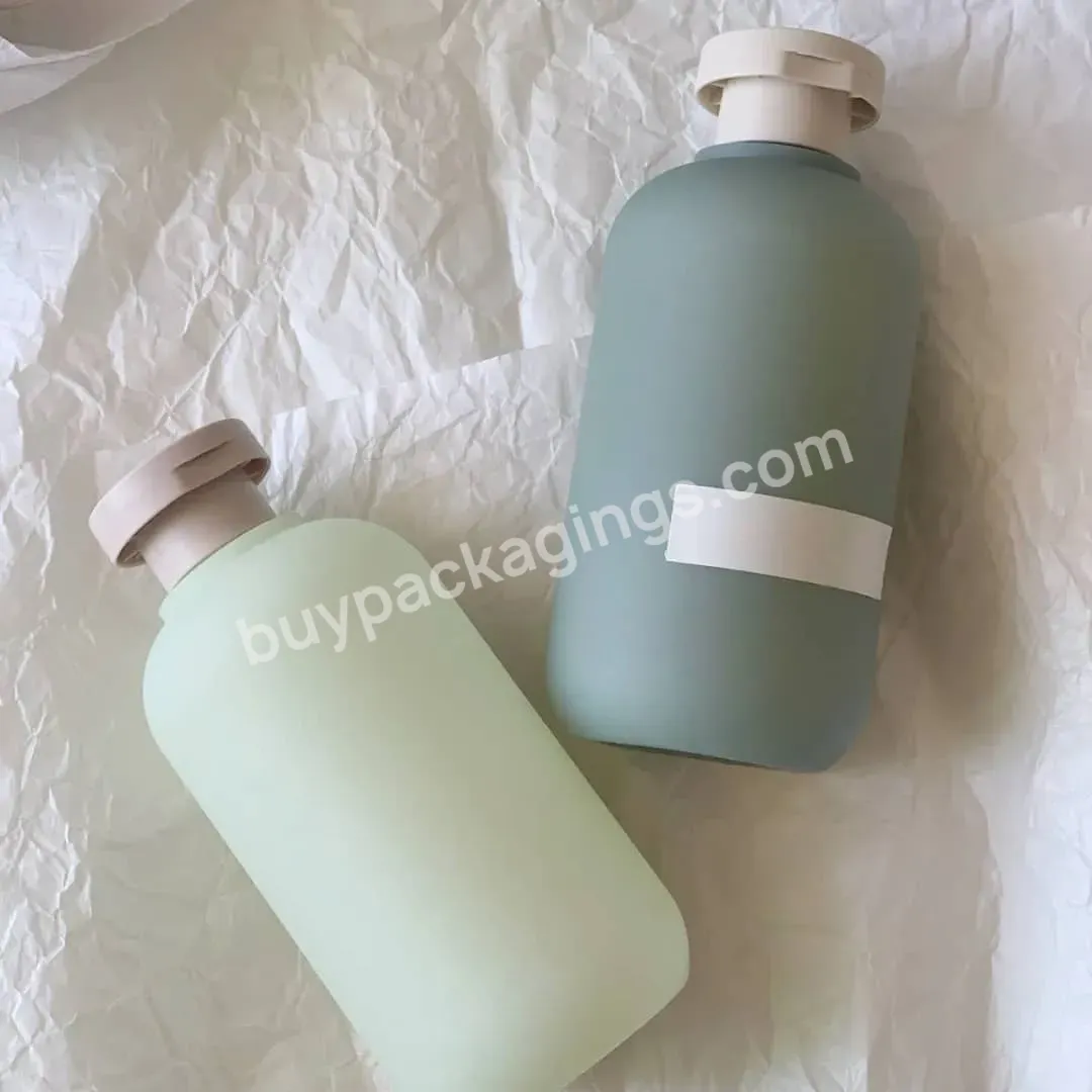 200ml 300ml 500ml Customized Design Soft Touch Screw Cap Packaging Body Lotion Shampoo Bottle