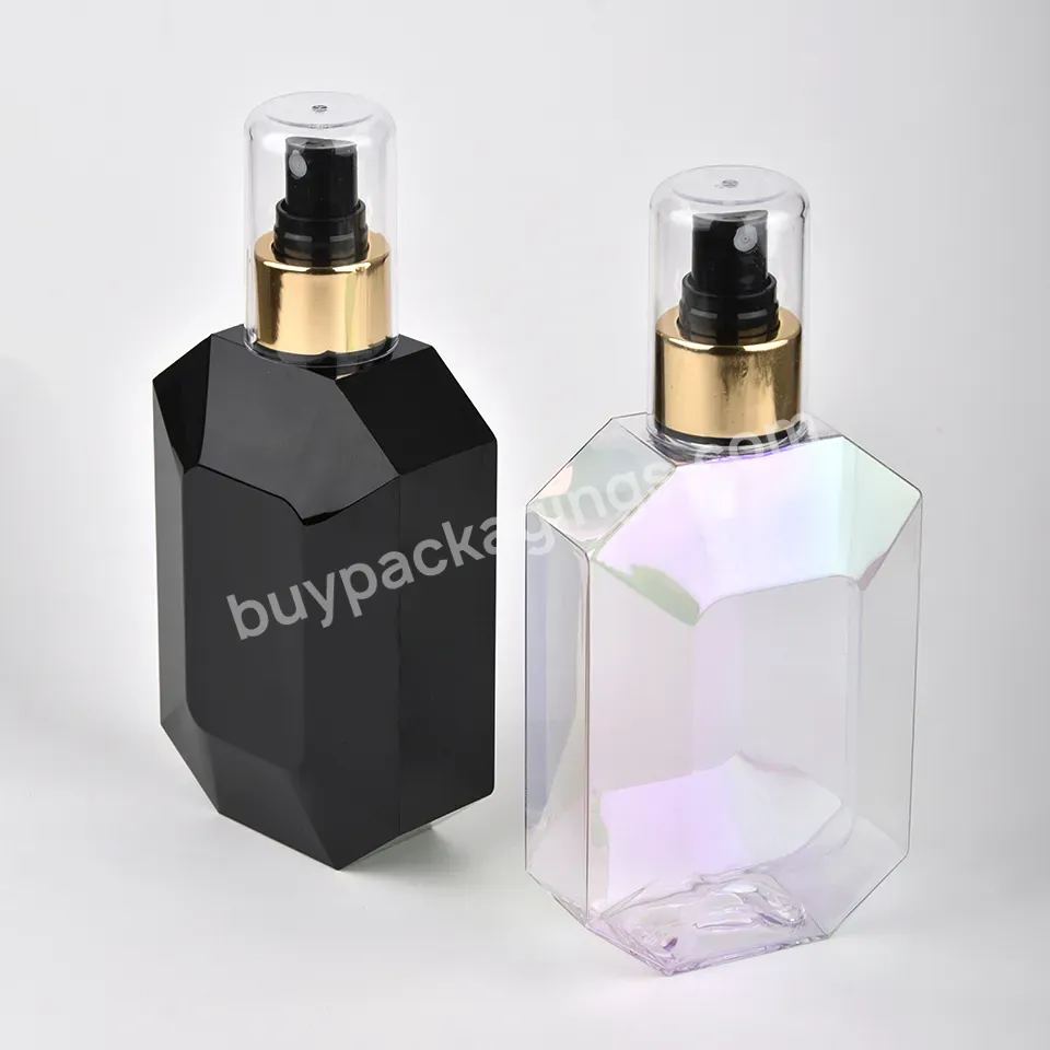 200ml 300ml Transparent Personal Care Packaging Perfume Container Essential Oil Petg Spray Pump Bottle