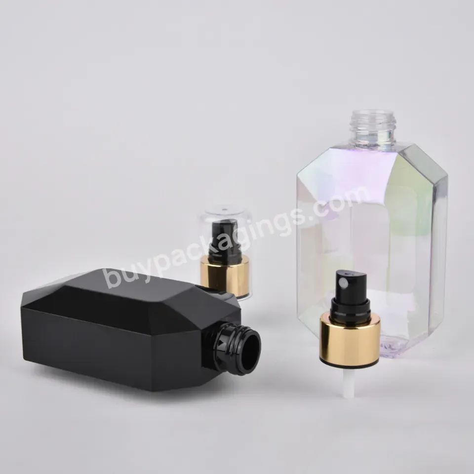 200ml 300ml Transparent Personal Care Packaging Perfume Container Essential Oil Petg Spray Pump Bottle