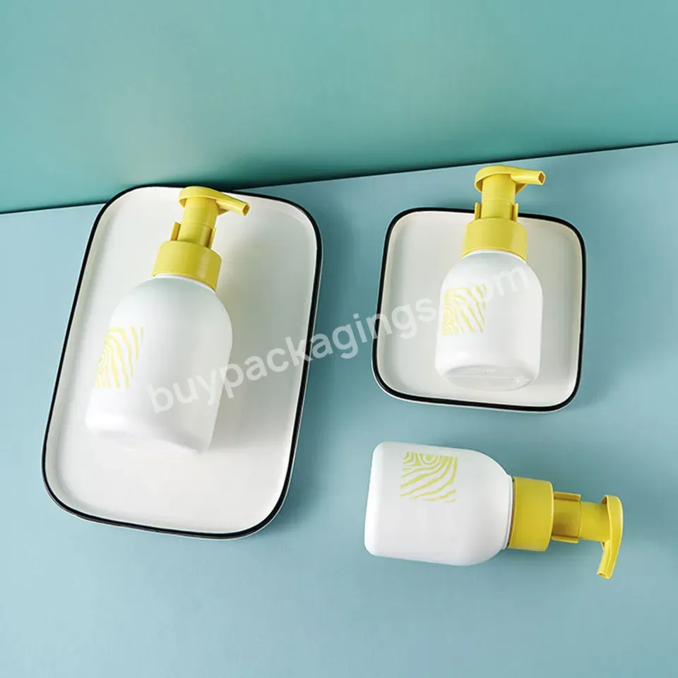 200ml 300ml White Foaming Pet Loquid Soap Bottle Empty Tonic Fat Lotion Bottle Bottle Of Lotion