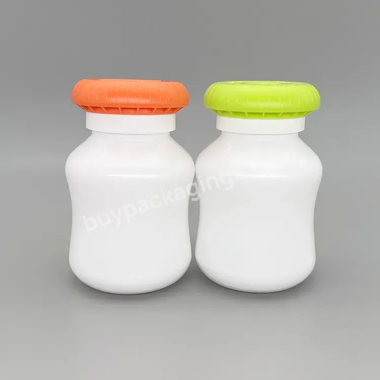 200ml Health Capsule Bottle Plastic Solid Pill Medicine Bottle For Health Nutrition Supplement Pill Capsule Tablet Bottle