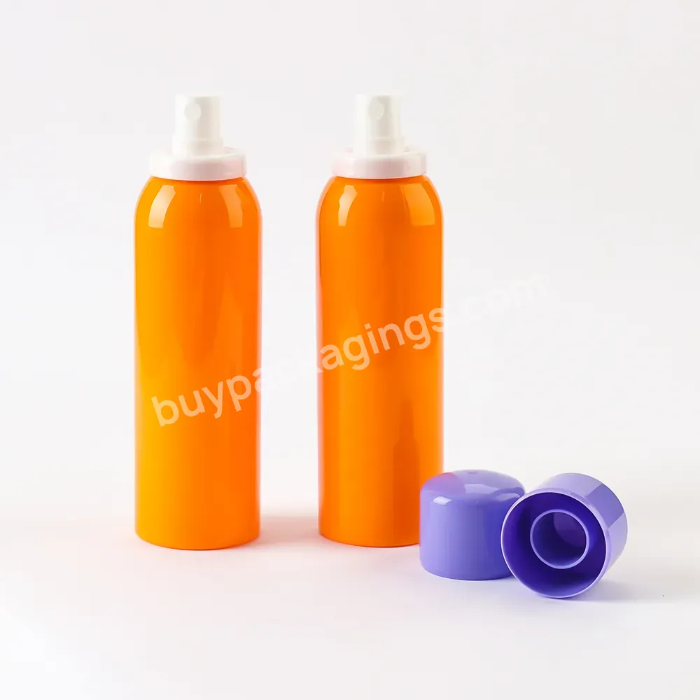 200ml Pet Continuous Mist Spray Bottle Face Body Cosmetic Sun Block Oil Empty Bottle Plastic Travel Sunscreen Spray Bottle