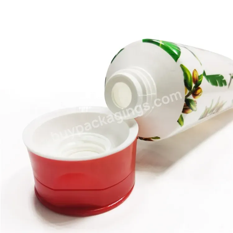 200ml Shampoo Cosmetic Container Plastic Tube Packaging Empty Lotion Tube Cosmetic Packaging Tubes With Flip Top Cap