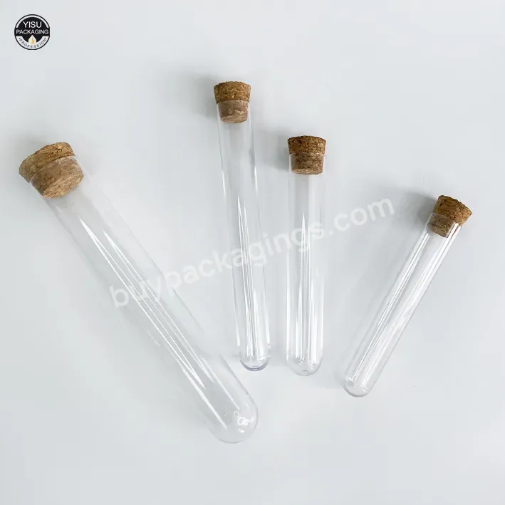 20*150mm Hot-selling Laboratory Plastic Test Tubes With Plastic Stoppers