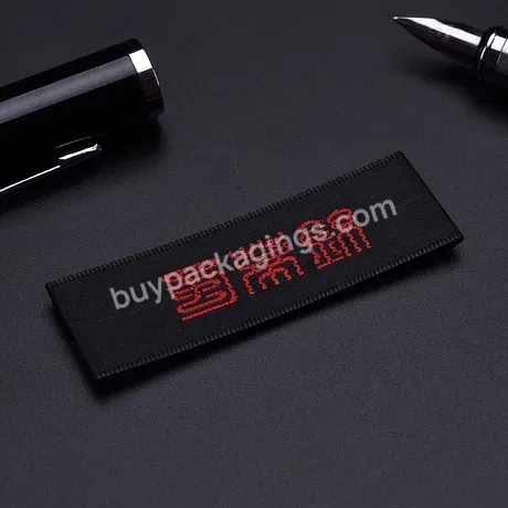 2019 High Quality Low Moq Direct Factory Cheap Wholesale New Custom Damask Woven Labels