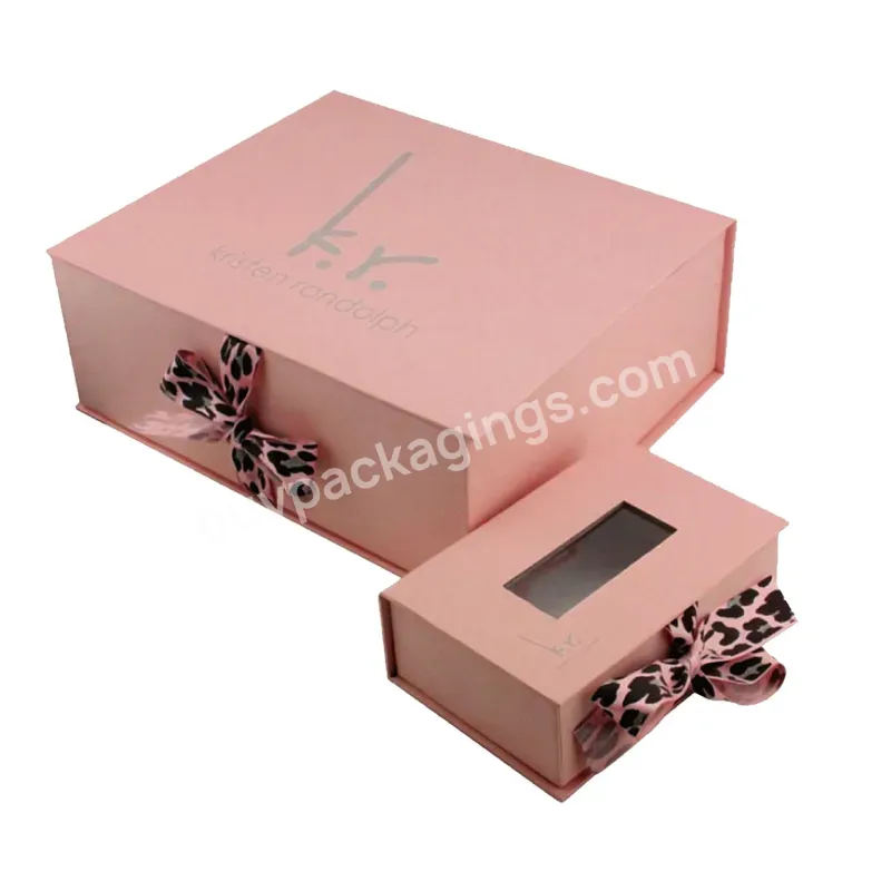 2020 Customised Wholesale Packaging Cardboard Paper Gift Boxes,Custom Folding Gift Box,Christmas Pink Gift Boxes