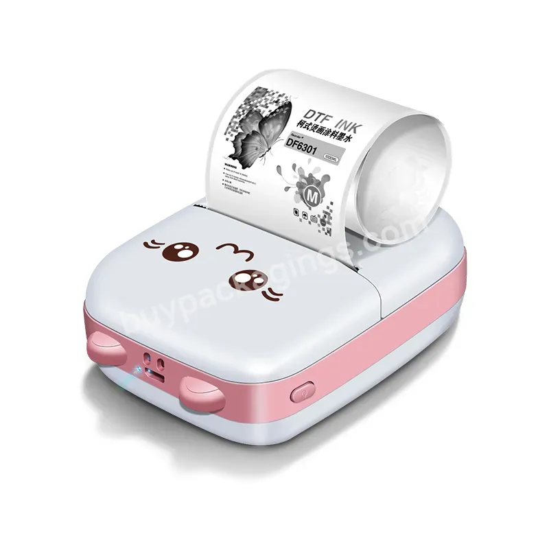 2021 Best Boy Girl Pocket Printer Kids Printer Study Errors Photo Office Label Memo Thermal Mini Pocket Printer