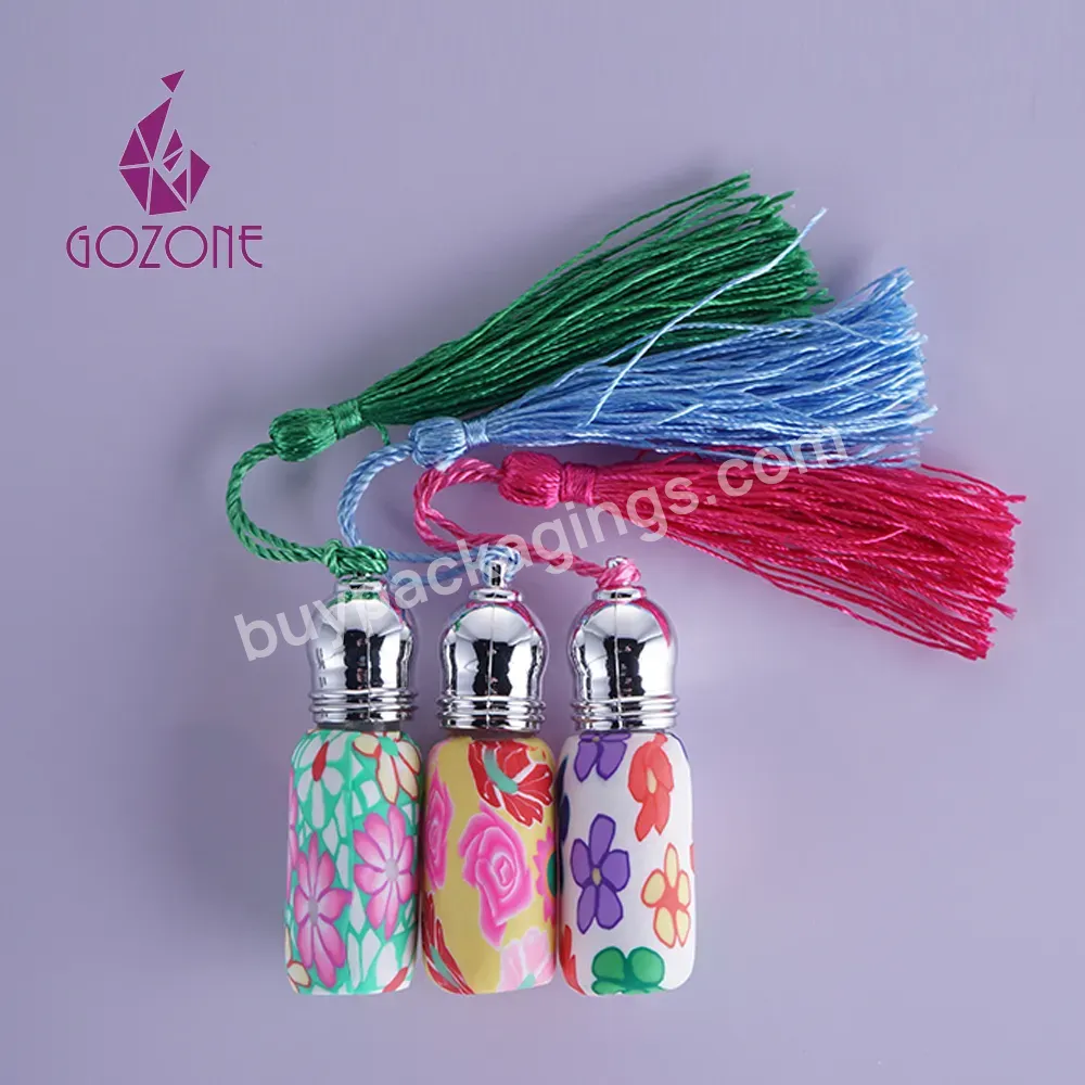 2021 China Luxury Empty Refillable Glass Perfume Oil 6ml Roll On Perfume Bottle