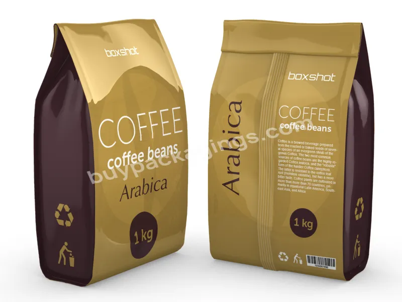 2021 New Fancy Popular Kraft Paper Bag For Coffee Packaging