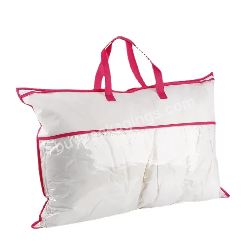 2021 Transparent Pvc Zipper Pillow Blanket Quilt Bag Plastic Packaging Bags - Buy Plastic Packaging Bags,Pillow Blanket Quilt Bag,Pvc Zipper Pillow Bag.