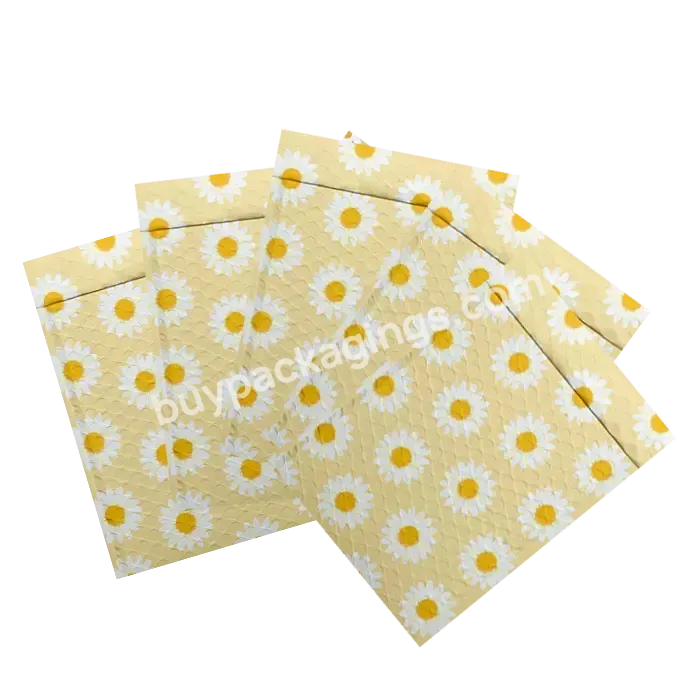 2022 Clothing Packaging Custom Flowers Plastic Biodegradable Shipping Bags Mailer Mailing Bag Printed Eco Friendly Bubble Mailer - Buy Bubble Mailer,Eco Friendly Bubble Mailer,Mailing Envelope Poly Bubble Mailer.