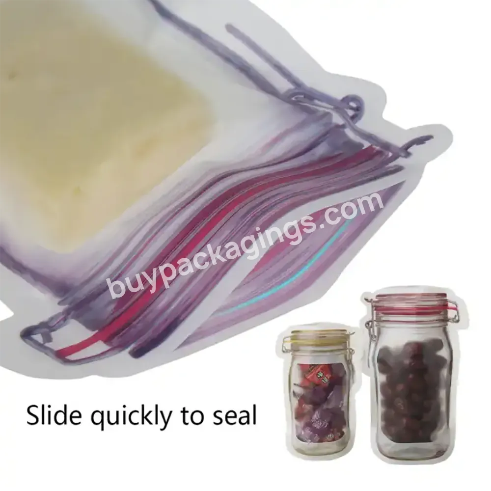 2022 Custom Diecut Irregular Shape Plastic 200 Pieces Zip Lock Girly Die Cut Mylar Bags For Chocolate Packaging