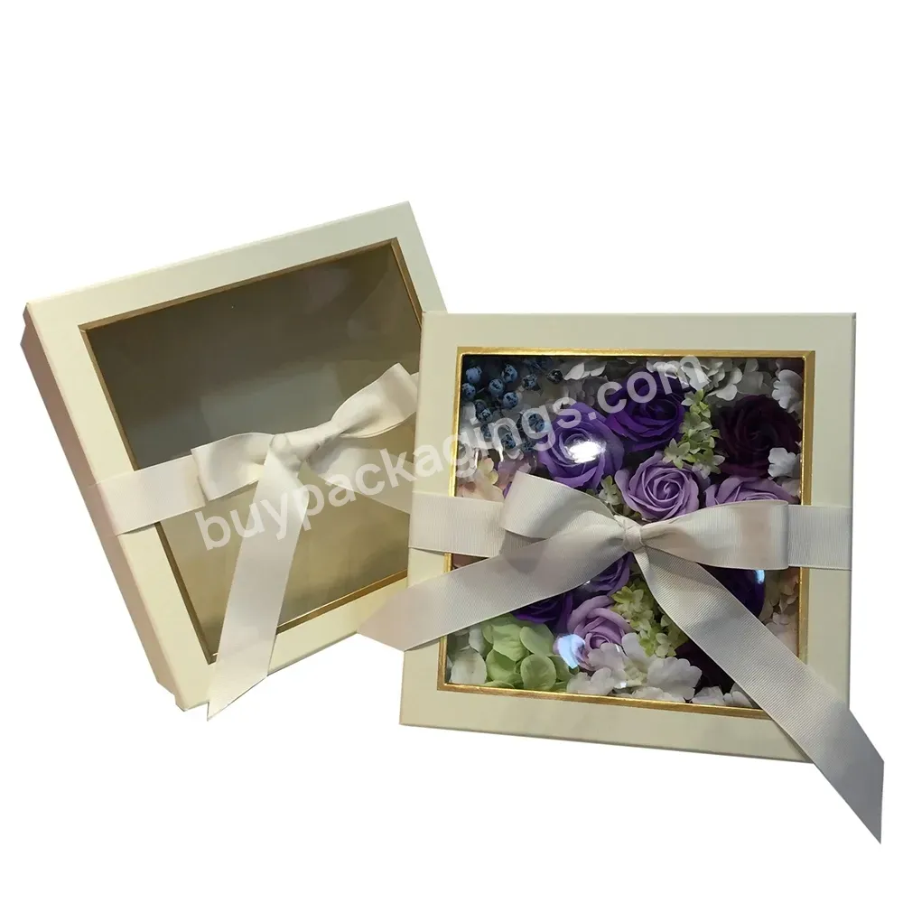 2022 Flower Bouquet Packaging Box Suitcase Design Cardboard Flower Gift Box With Wholesale Flower Gift Box