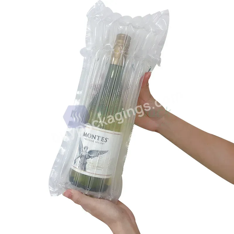 2022 High Grade Transparent Plastic Red Wine Gas Column Bag Cushion Inflatable Bag