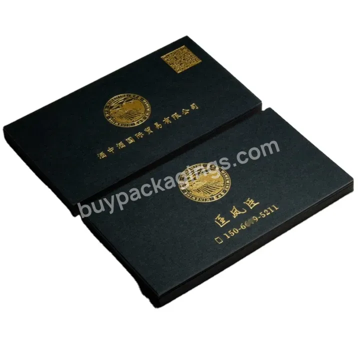 2022 High Quality Business Card Custom Thank You Cards Design Gold Foil Printing For Small Business