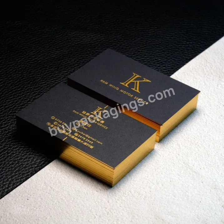 2022 High Quality Gold Foil Custom Thank You Cards Design Business Card Printing For Small Business