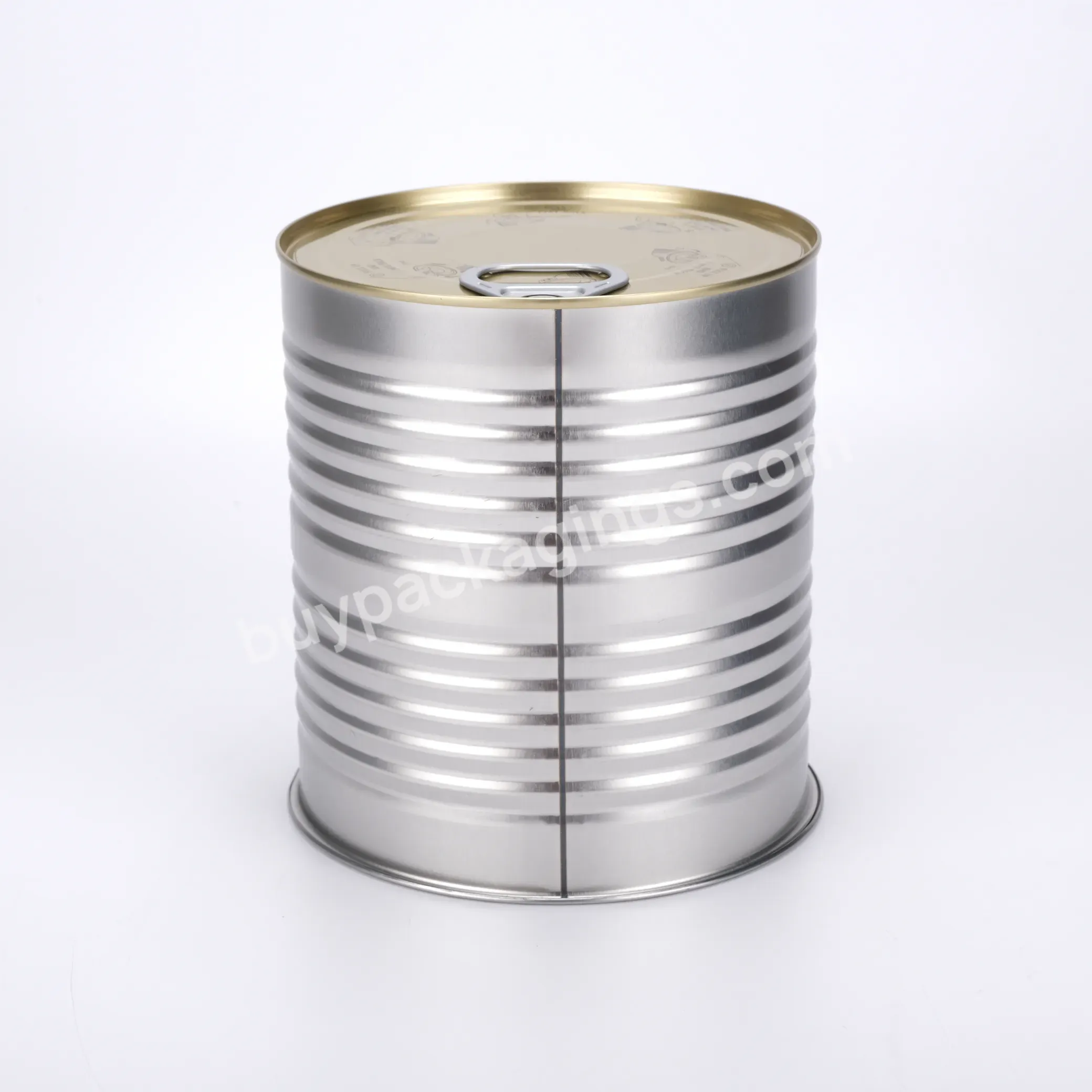 2022 High Quality Printable Metal Food Packaging Cans With Rolling Bars Durable Tin Cans