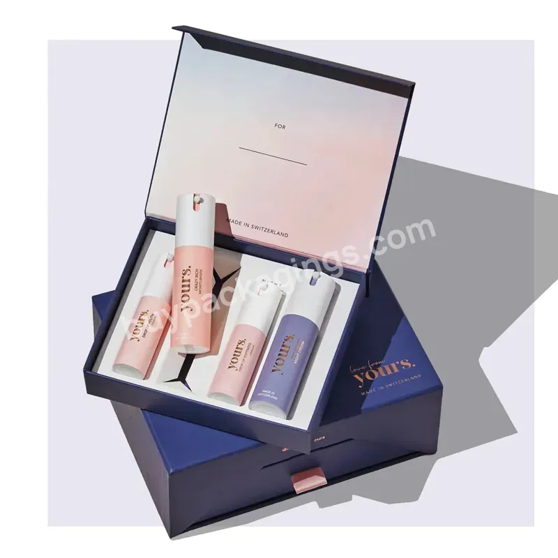 2022 Hot Custom Logo Skincare Packaging Sets Gift Box Wholesale